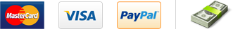 MasterCard Visa Paypal Cash